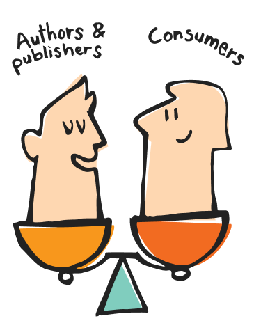 Authors, publishers and consumers